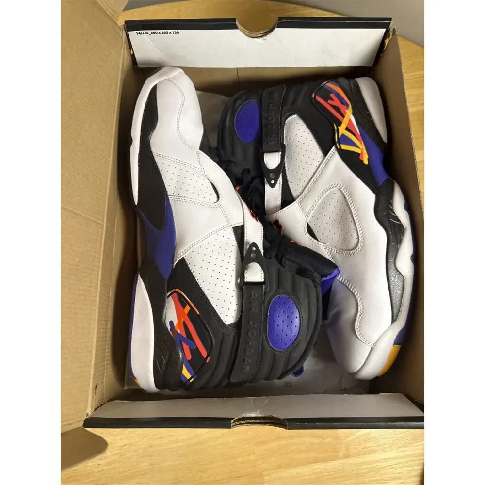 Size 13.5 - Air Jordan 8 Retro Three Peat 305381-142 2015 OG Box